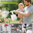 Uten Cordless Electric Sprayer - 2L Rechargeable Electric Spray Bottle, Power Display, Extended Nozzle for Hard-to-Reach Areas, Multi-Use for Cleaning, Watering, Disinfecting
