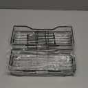 OMAIRA 3-Pack Shower Caddy with Soap Holder, Adhesive Rustproof No-drill Strudy Loading Inside Shower Organizer Shelves Rack Storage Bathroom Organization for Smooth Wall Glass Tile, Black (Large)