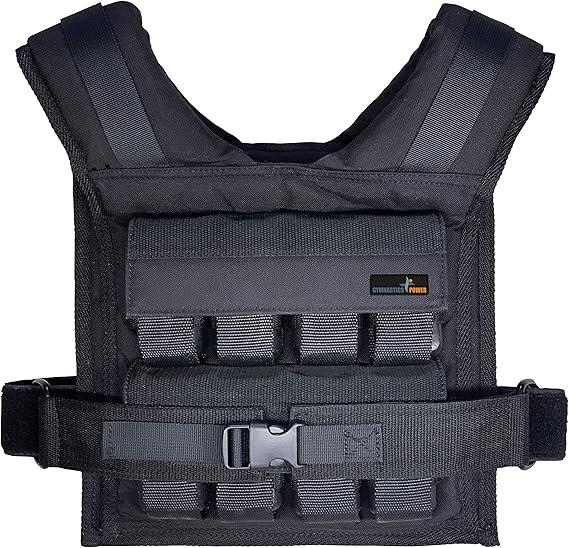 Weighted Vest Adjustable for Men and Women  Workout Weight Training Vest for Fitness, Running, Strength, Exercise & Cross Training (60 LB, 3M Reflective Grey)
