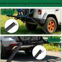 Bike Rack Loading Ramp, Foldable E-Bike Ramp for Pickup Trucks Trailers | Heavy-Duty, 150 LBS Capacity Bicycle Loading Ramp for Ebikes/Mountain Bikes/Fat Tire Bikes/Light Motorcycles