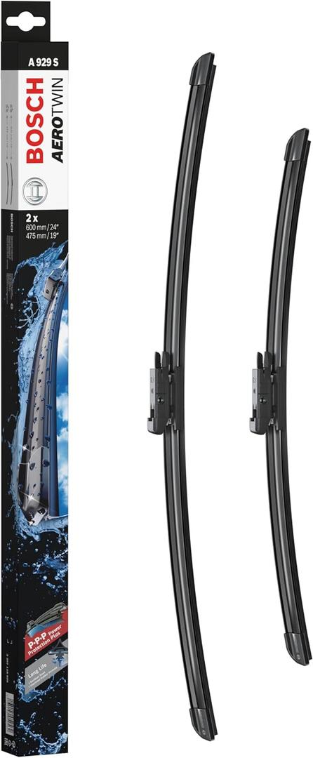 BOSCH 3397118929 AeroTwin OE Replacement Wiper Blades Driver & Passenger Side - Set of 2 (24" & 19") Pinch Tab
