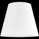 GO&SO Linen Small Lamp Shades for Chandelier, Clip on Lamp Shade Set of 6 White Lamp Shade, 4x6x5 IN Mini Lamp Shades, Modern Barrel Lamps Shades for Small Table Lamps, Desk Lamps, Pendant Lights