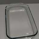 Pyrex Basics 3 Quart Glass Oblong Baking Dish, Clear 8.9 Inch X 13.2 Inch - 3 Qt