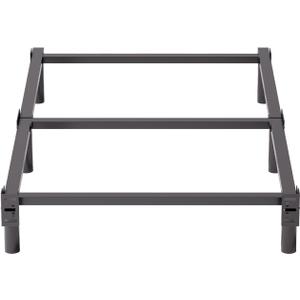 Metal Twin Bed Frames, 7 Inch Hith Bed Base Support for Box Spring and Mattress Foundation, Heavy Duty Basics Bed Frame, Noise Free, Easy Assembly, Black