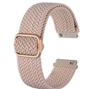 BISONSTRAP Nylon Watch Bands, Adjustable Braided Loop Straps for Men and Women, 16mm 18mm 19mm 20mm 22mm for Choice