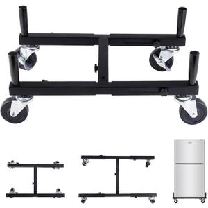 Furniture Dolly Heavy Duty Mini Fridge Stand with 4 Lockable Wheels