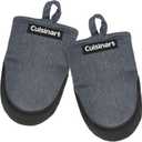Cuisinart Mini Oven Mitts, 2-Pack, Neoprene Grip, Heat Resistant 350F | Cotton-Lined, Non-Slip Neoprene Palm, Ambidextrous Design, Ideal For Smaller Hands And Everyday Cooking