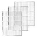 3Pcs Metal Queen Excluder,Queen Bee Frame,Metal Queen Bee Excluder, Queen Excluder 10 Frame,Beekeeping Equipment Metal, Beekeeping Tools Beekeeping Supplies