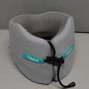Travel Neck Pillow for Airplane: Neck Brace-Like Support 360 Chin Lock for Men in Middle Seat Sleep - Zero Head Slumping into Strangers - 8-Hour Upright Sleeping Without Neck Pain, Medium