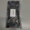 Womens Thigh High Socks Extra Long Cotton Knit Thick Ribbed Over Knee Stockings with Diamond Pattern (One Size, Black)