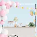 Putros Over The Table Rod Stand with Clamps Black 13"-42'' Tall 29"-98" Length Set of 2 Adjustable Metal Table Hanging Rod Stand for Party Wedding Anniversary Christmas Decoration