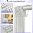20ft x 40ft Ivory Ceiling Drapes 4-Pack for Wedding Parties Hang-Kit