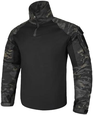KRYDEX Tactical Men's Combat Shirt with Elbow Pads Size 36W