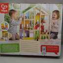All Seasons Kids Wooden Dollhouse by Hape | Award Winning 3 Story Dolls House Toy with Furniture, Accessories, Movable Stairs and Reversible Season Theme L: 23.6, W: 11.8, H: 28.9 inch