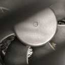 Amazon Basics Ceramic Space Heater, Portable Indoor Heating Solution, With Overheat and Tip-Over Protection, Thermostat, Non-Oscillating, 1500W, 7.52"D x 6.34"W x 9.45"H, Black