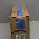 Turtle Tank with Multi-Function Areas, Easy Assembly, Ideal for Small Turtles & Reptiles, Includes Plastic Tree & Fishing Net (Blue)