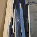 VECELO Queen Bed Frame with Upholstered Headboard, Heavy-Duty Platform Bedframe with Strong Wooden Slats Support, No Boxing Spring Needed, Light Blue