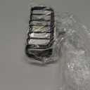 TAILI Sponge Holder for Kitchen Sink with Strong Suction Cup, Removable Sponge Holder, Rustproof Aluminum Sink Caddy for Sponges, Dish Brush - Black