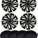 Hubcap Wheel Cover Universal-Fit R16 Steel Wheel with Cup Coaster Kit
