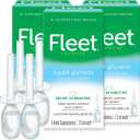Fleet Liquid Glycerin Suppositories for Constipation Relief, Fast and Effective Stimulant-Free Laxative, 4 Bottles per Pack, 7.5 mL Each, Pack of 3