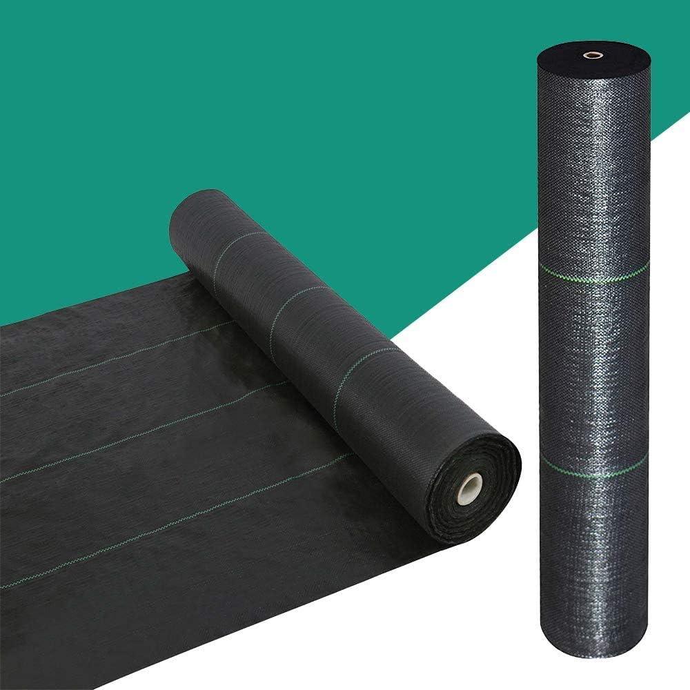 Snail 6ft x 300ft Weed Barrier Landscape Fabric Premium 5oz Pro Heavy Duty Ground Cover Anti-Weed Gardening Mat High Permeability Easy Setup Commercial Outdoor Weed Mat