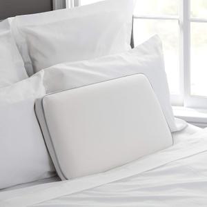 Sealy Essentials Cool & Comfort Reversible Cooling Pillow, Memory Foam, Standard/Queen, White, Queen Size (Pack of 1)