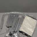 Laundry Sorter Basket 2 Bag Laundry Hamper Cart with Rolling Removable Bags Laundry Organizer Cart for Clothes Storage, Beige (2 Bags, Beige)