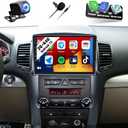 SIXWIN Android Car Stereo for KIA Sorento 2009 2010 2011 2012 2013 with Wireless CarPlay Android Auto Mirror Link 2G+64G 10.1 Inch Touchscreen Bluetooth GPS Navigation WiFi FM Backup Camera MIC