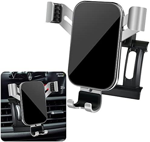 LUNQIN Car Phone Holder for Alfa Romeo Giulia 2017 2018 2019 2020 2021 2022 2023 2024 2025 2026 Auto Interior Accessories Best Cell Phones Mount Cellphone Mobile Cradle Charging Navigation Stand