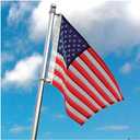 TaylorMade Products, Flag Pole Set, Polished Stainless Steel