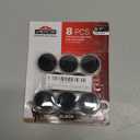 X-Protector Nail On Non Slip Furniture Pads - 8 PCS 1" - Premium Chair Leg Floor Protectors - Black Rubber Feet for Furniture Feet - Ideal Rubber Stoppers Chair Leg Pads to Keep Anything in Place!