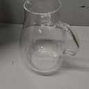 Glass Pitcher with Lid, 50oz / 1.5L Water Jug for Hot and Cold Beverages – Heat-Resistant Carafe for Tea, Juice, Coffee, and More