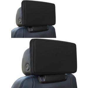 WEIGUZC 2-Pack Neoprene Protective Padded Cover for Rear Seat Entertainment Screen - for GMC Yukon/Tahoe/Suburban, Cadillac Escalade 2021-2025 2026-2mm Neoprene Dust Shield with Drawstring