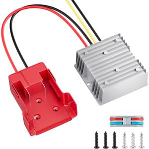 18V to 12V Step-Down Converter for Milwaukee M18 Battery Adapter, DC 12V 20A 240W Buck Converter Regulator for Golf Carts, RC Cars, Trucks, Lamps and DIY