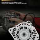 OCPTY Alternators Alternator for Hyundai for Sonata 2010-2013,for Kia for Optima 2011 2012 2013,12V 100AMP 1-Groove Pulley Replaces 11491 37300-2G150