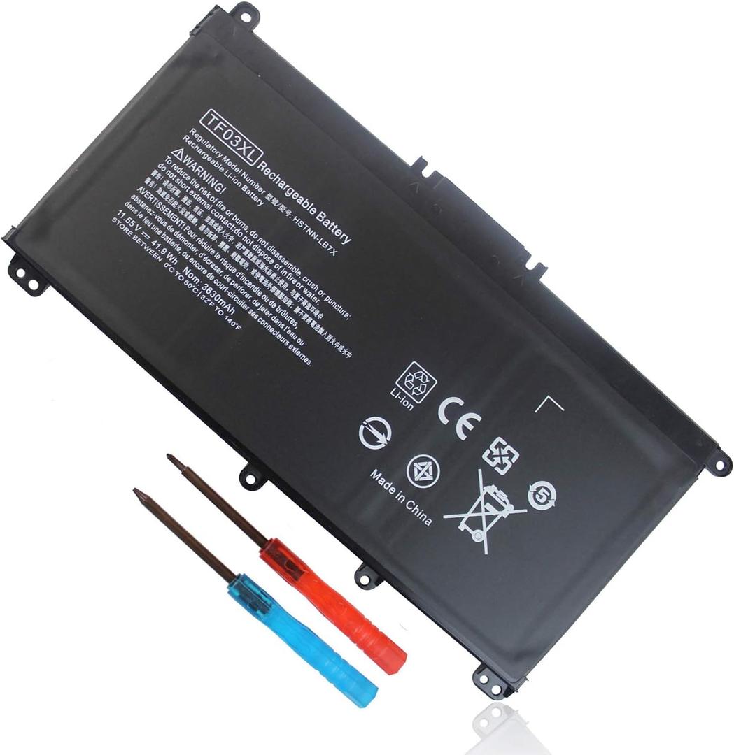 TF03XL 920070-855 920046-421 Battery for HP Pavilion 15-CC 15-CD 15-CC023CL 17-AR050WM 17-AR007CA 15-cc154cl 15-cc060wm 15-cc152od 15-cd040wm 920046-121 920046-541 HSTNN-LB7X HSTNN-IB7Y HSTNN-LB7J