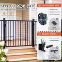 42 in. H x 4 ft. W 6063 Aluminum Deck Gate, No Sag, No Rust