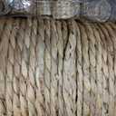 30 Pcs 12 Inch Round Woven Placemats, Water Hyacinth Wicker Place Mats with Napkin Rings Boho Wedding Farmhouse Rustic Woven Chargers Natural Mat Bulk for Wedding Party, Dinner Table