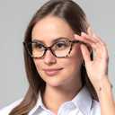 DXYXYO Cat Eye Reading Glasses for Women 3 Pack Anti Blue Light Computer Readers Stylish Retro with Spring Hinge +1.00