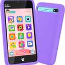 MOMILLA Kids Toys Smart Phone with Dual Camera, 3.97" Touchscreen, 200+ Educational Games, Learning Toys with Parental Control for Ages 3-8, Birthday Gifts for Kids (Light Pink)