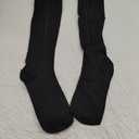 Ailaka Medical 15-20 mmHg Zipper Compression Socks Women Men (2X-Large (1 Pair), Black)