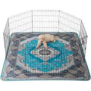 Peepeego Washable Pee Pad 63x63 Inch, Waterproof Puppy Pads with Fast Absorbent, Reusable, Non Slip, Premium Whelping Pad for Puppy Pen