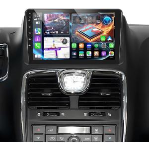 [8 Core 4+64G] Android Radio for Dodge Grand Caravan 2011-2020, 9 inch IPS Touchscreen Carplay Stereo for Chrysler Grand Voyager 2011-2015 - 3D Car Model, Cooling Fan, 5G/WiFi, DSP Hi-Res