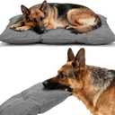 Veehoo Indestructible Dog Bed for Crate, Chew Proof Dog Crate Pad with Reinforced Corners, XL Washable Chew Resistant Pet Mat for Kennel, 41" x 28"