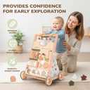 Joyreal Wooden Baby Walker, Montessori Push Walker with Activity Center
Adjustable Speed, 8-in-1 Baby Activity Cube, Shape Sorter, Sit-to-Stand, Birthday Gifts for 12+ Months Boys & Girls, Morandi
Visit the Joyreal Store