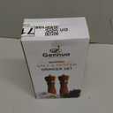 Wooden Salt and Pepper Grinder Set: Refillable Salt & Pepper Mills Adjust for Customized Coarseness, Crafted of Solid Acacia Wood with Ceramic/Stainless Steel Core, 8 Inches Each 2 Pcs