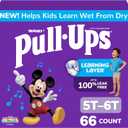 Pull-Ups Boys' Potty Training Pants, Size 5T-6T Training Underwear (46-60 lbs), 66 Count