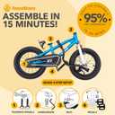 RoyalBaby Kids Bike Freestyle Classic 12 14 16 18 Inch Children Bicycle for Ages 3-10 Years Toddler to Big Kids