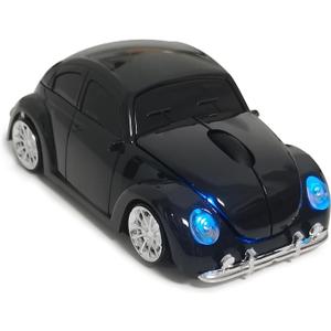 Wireless Car Mouse, Funny Car Shaped Mouse 2.4GHz Optical Wireless Mice for Computer PC Notebook Laptop (Black)