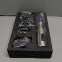 Secura Electric Wine Opener, Automatic Electric Wine Bottle Corkscrew Opener with Foil Cutter, Rechargeable (Stainless Steel)